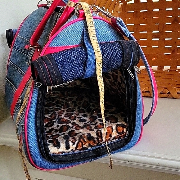 DOGGYDOLLY USA DENIM JEANS (LEVIS) PET CARRIER - Picture 16 of 16